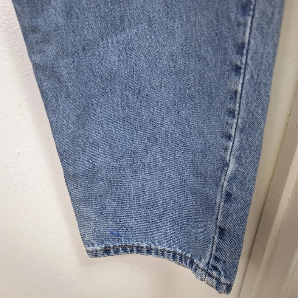 Vintage 90's Levis Silvertab Mens Denim Jeans Loose Baggy Pleated Lightwash Blue